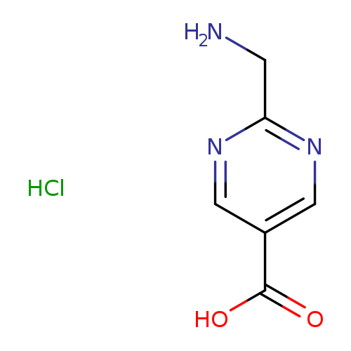 2-(aminomethyl)pyrimidine-5-carboxylic acid hydrochloride