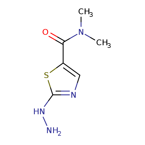 2-hydrazinyl-N,N-dimethyl-1,3-thiazole-5-carboxamide