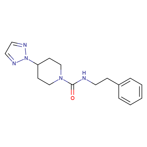 N-(2-phenylethyl)-4-(2H-1,2,3-triazol-2-yl)piperidine-1-carboxamide