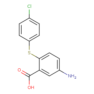 5-Amino-2-[(4-chlorophenyl)thio]benzoic acid