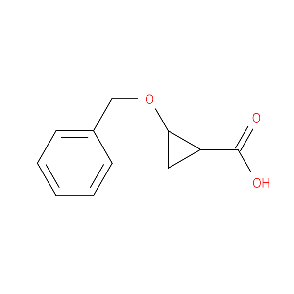 2-(Phenylmethoxy)cyclopropanecarboxylic acid
