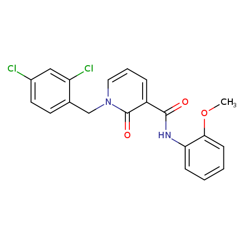 1-[(2,4-dichlorophenyl)methyl]-N-(2-methoxyphenyl)-2-oxo-1,2-dihydropyridine-3-carboxamide