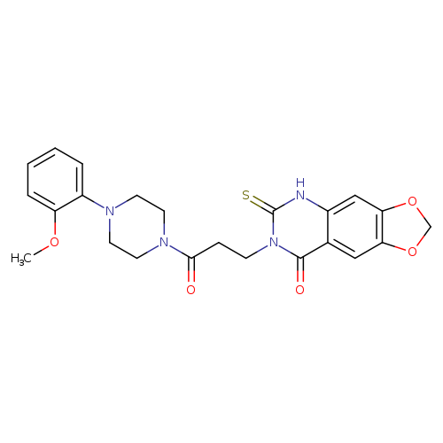 7-{3-[4-(2-methoxyphenyl)piperazin-1-yl]-3-oxopropyl}-6-sulfanylidene-2H,5H,6H,7H,8H-[1,3]dioxolo[4,5-g]quinazolin-8-one