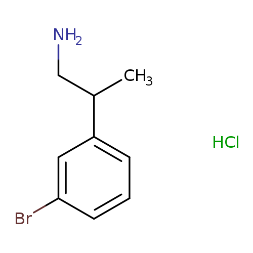2-(3-bromophenyl)propan-1-amine hydrochloride