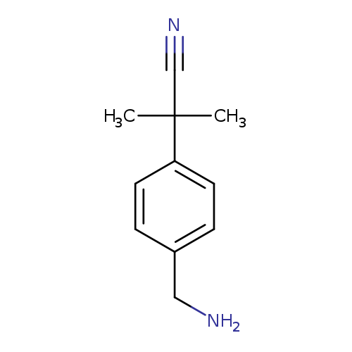2-[4-(aminomethyl)phenyl]-2-methylpropanenitrile