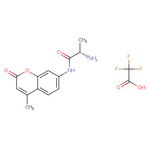 Propanamide, 2-amino-N-(4-methyl-2-oxo-2H-1-benzopyran-7-yl)-,(2S)-, mono(trifluoroacetate)
