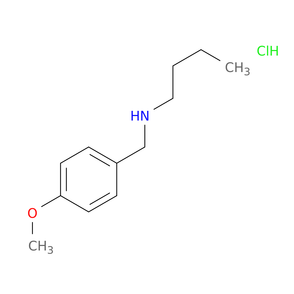 butyl[(4-methoxyphenyl)methyl]amine hydrochloride