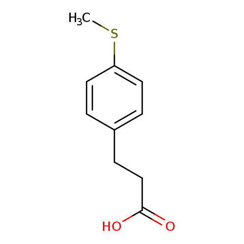 Benzenepropanoic acid, 4-(methylthio)-