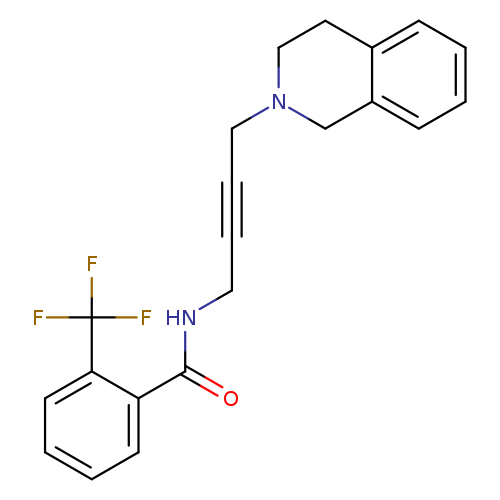 N-[4-(1,2,3,4-tetrahydroisoquinolin-2-yl)but-2-yn-1-yl]-2-(trifluoromethyl)benzamide