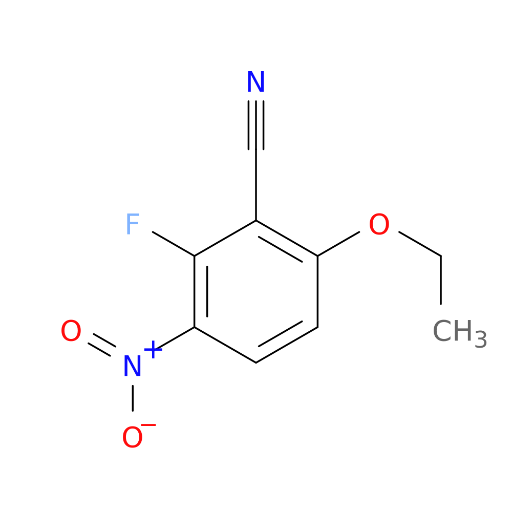 6-ethoxy-2-fluoro-3-nitrobenzonitrile