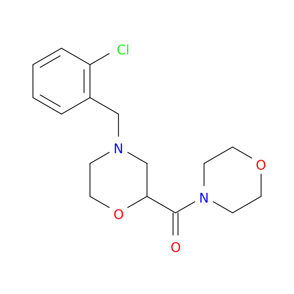 4-[(2-chlorophenyl)methyl]-2-(morpholine-4-carbonyl)morpholine