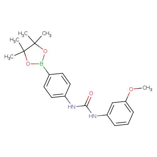Urea, N-(3-methoxyphenyl)-N'-[4-(4,4,5,5-tetramethyl-1,3,2-dioxaborolan-2-yl)phenyl]-
