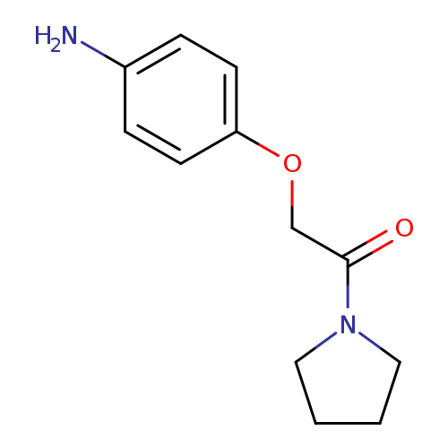 [4-(2-Oxo-2-pyrrolidin-1-ylethoxy)phenyl]amine