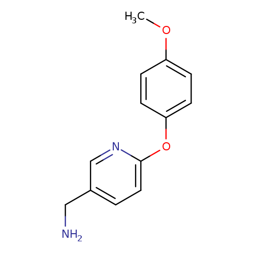 [6-(4-methoxyphenoxy)pyridin-3-yl]methanamine