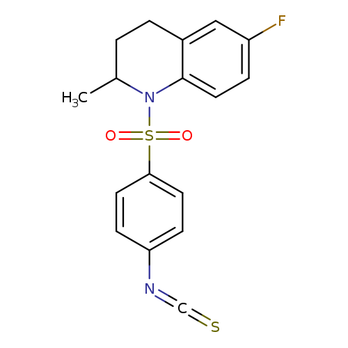 6-Fluoro-1-[(4-isothiocyanatophenyl)sulfonyl]-2-methyl-1,2,3,4-tetrahydroquinoline