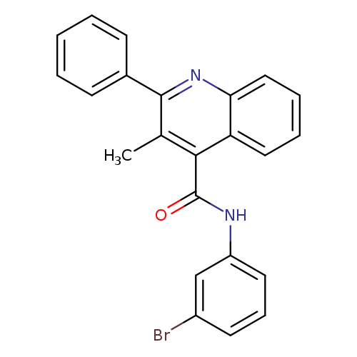 N-(3-bromophenyl)-3-methyl-2-phenyl-4-quinolinecarboxamide