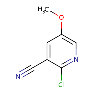 2-Chloro-5-methoxynicotinonitrile