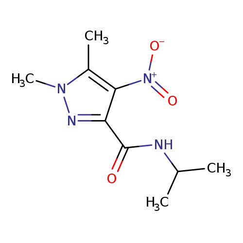 4-nitro-N-isopropyl-1,5-dimethyl-1H-pyrazole-3-carboxamide