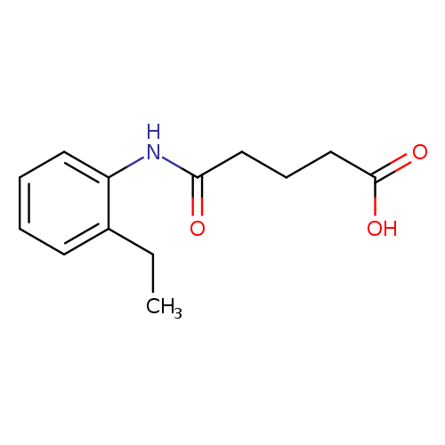5-(2-ethylanilino)-5-oxopentanoic acid