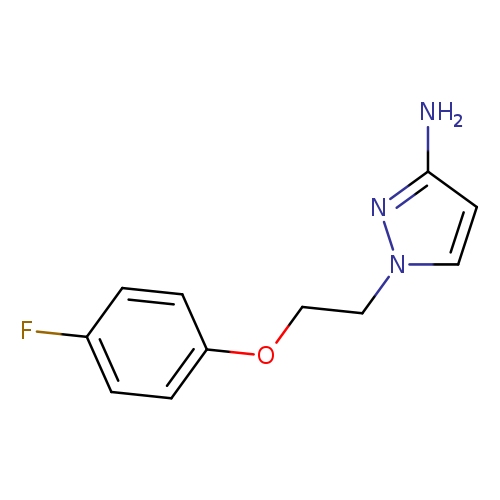 1-[2-(4-fluorophenoxy)ethyl]-1H-pyrazol-3-amine