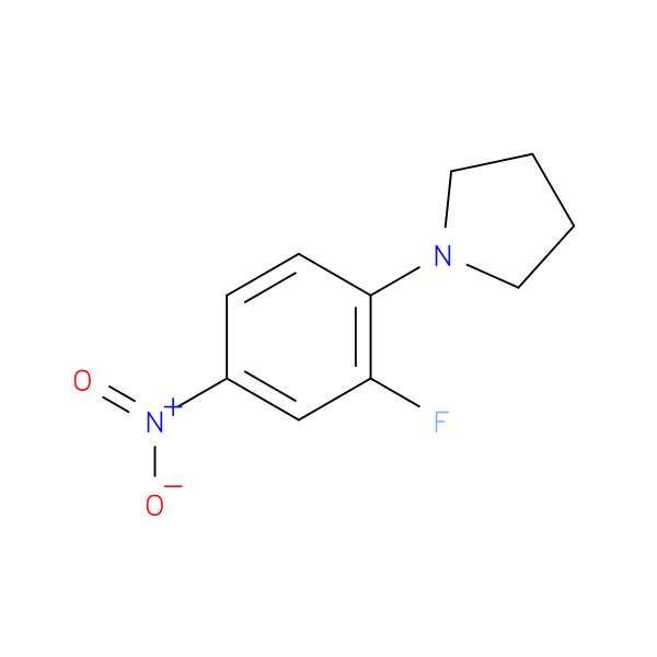 1-(2-Fluoro-4-nitrophenyl)pyrrolidine