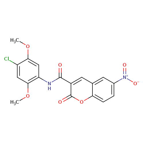 N-(4-chloro-2,5-dimethoxyphenyl)-6-nitro-2-oxo-2H-chromene-3-carboxamide