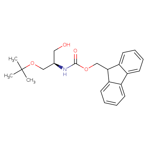 Carbamic acid, N-[(1R)-2-(1,1-dimethylethoxy)-1-(hydroxymethyl)ethyl]-, 9H-fluoren-9-ylmethyl ester