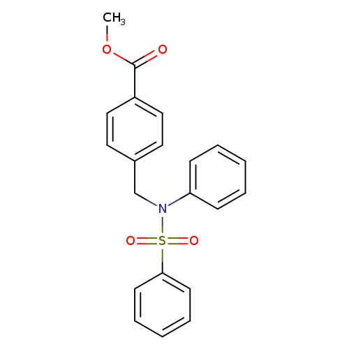 Methyl 4-([phenyl(phenylsulfonyl)amino]methyl)benzoate