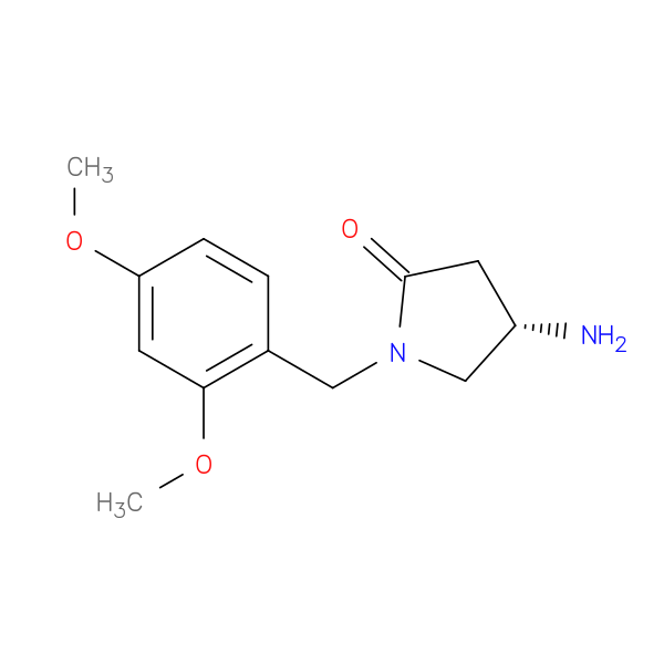 (4S)-4-Amino-1-[(2,4-dimethoxyphenyl)methyl]pyrrolidin-2-one