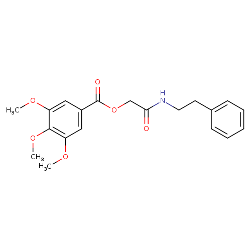 [(2-phenylethyl)carbamoyl]methyl 3,4,5-trimethoxybenzoate