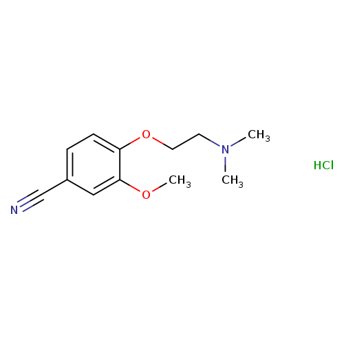 4-[2-(dimethylamino)ethoxy]-3-methoxybenzonitrile hydrochloride