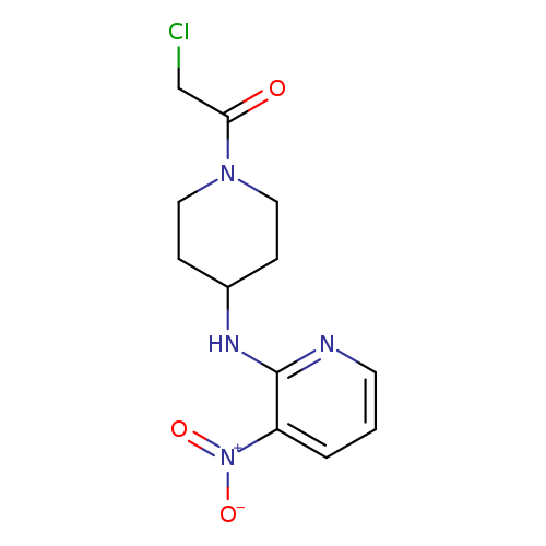 Ethanone, 2-chloro-1-[4-[(3-nitro-2-pyridinyl)amino]-1-piperidinyl]-