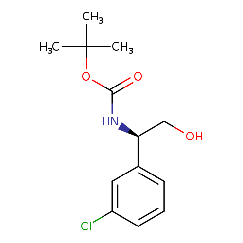 carbamic acid,[(1R)-1-(3-chlorophenyl)-2-hydroxyethyl]-,1,1-dimethylethyl ester