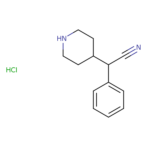 4-Piperidineacetonitrile,a-phenyl-, hydrochloride (1:1)