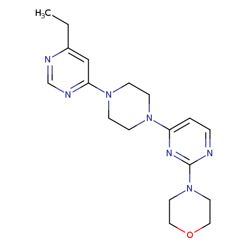 4-{4-[4-(6-ethylpyrimidin-4-yl)piperazin-1-yl]pyrimidin-2-yl}morpholine