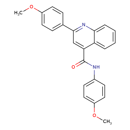 N,2-bis(4-methoxyphenyl)-4-quinolinecarboxamide