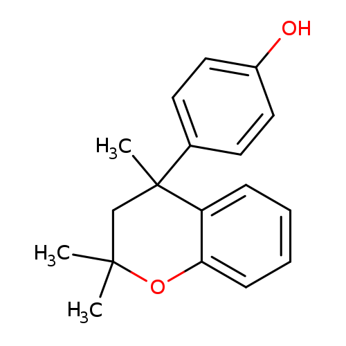 p-(3,4-dihydro-2,2,4-trimethyl-2H-1-benzopyran-4-yl)phenol