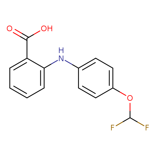 2-((4-(Difluoromethoxy)phenyl)amino)benzoic acid