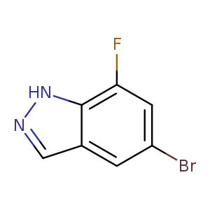 1H-Indazole, 5-bromo-7-fluoro-