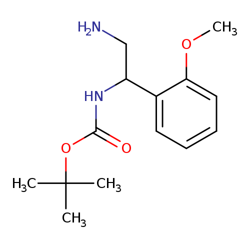 tert-butyl N-[2-amino-1-(2-methoxyphenyl)ethyl]carbamate