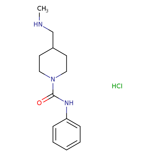 4-[(methylamino)methyl]-N-phenylpiperidine-1-carboxamide hydrochloride