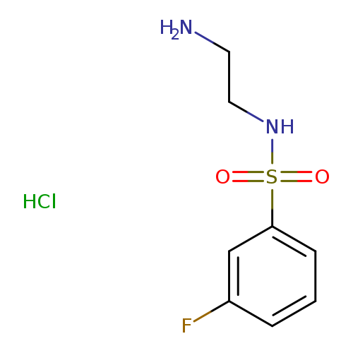 N-(2-aminoethyl)-3-fluorobenzene-1-sulfonamidehydrochloride
