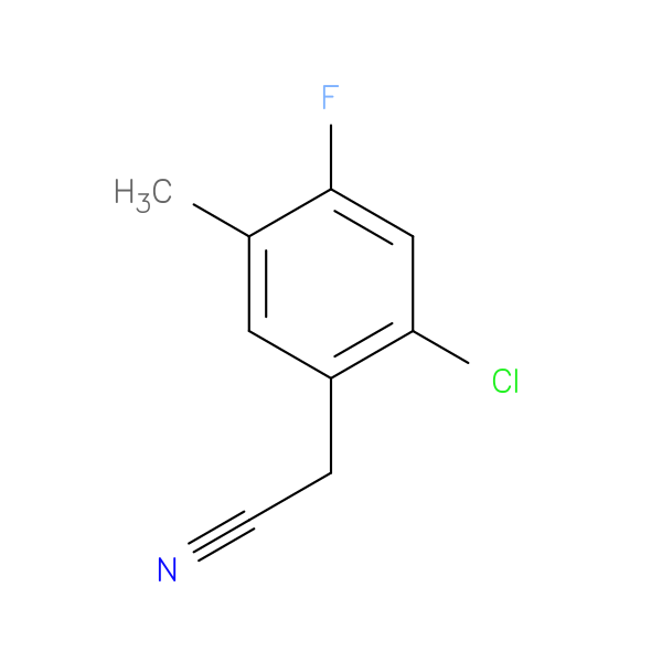2-Chloro-4-fluoro-5-methylphenylacetonitrile