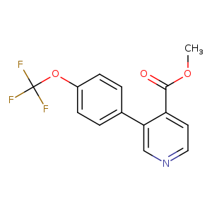 3-(4-(Trifluoromethoxy)phenyl)isonicotinic acid methyl ester