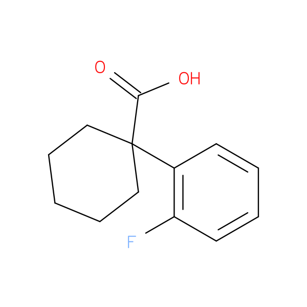 1-(2-fluorophenyl)cyclohexane-1-carboxylic acid