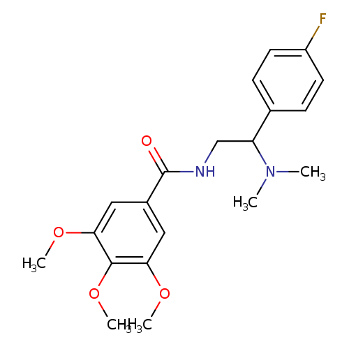 N-[2-(dimethylamino)-2-(4-fluorophenyl)ethyl]-3,4,5-trimethoxybenzamide