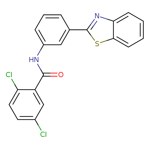 N-[3-(1,3-benzothiazol-2-yl)phenyl]-2,5-dichlorobenzamide