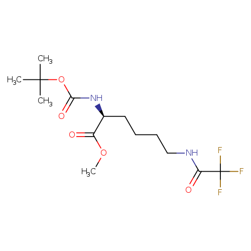 Methyl (2S)-2-{[(tert-butoxy)carbonyl]amino}-6-(trifluoroacetamido)hexanoate