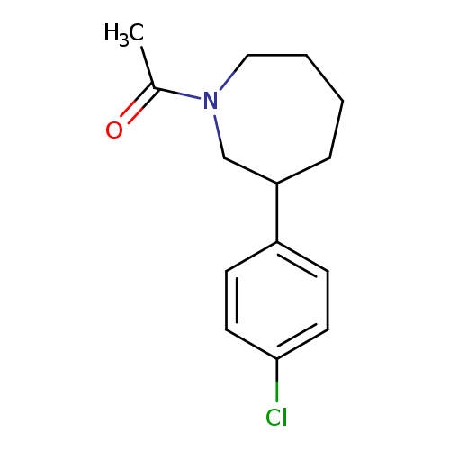 1-[3-(4-chlorophenyl)azepan-1-yl]ethan-1-one