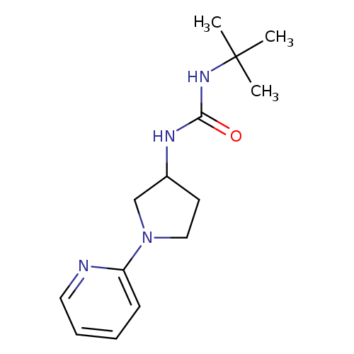 3-tert-butyl-1-[1-(pyridin-2-yl)pyrrolidin-3-yl]urea